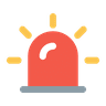 Emergency siren icon